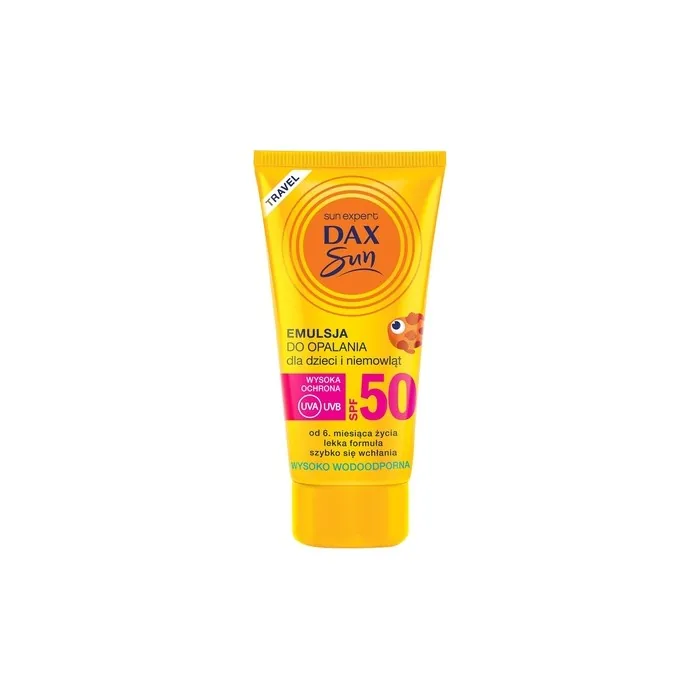 Dax Travel Sun Spf50 Emulsion For Tanning For Children And Infants 50ml