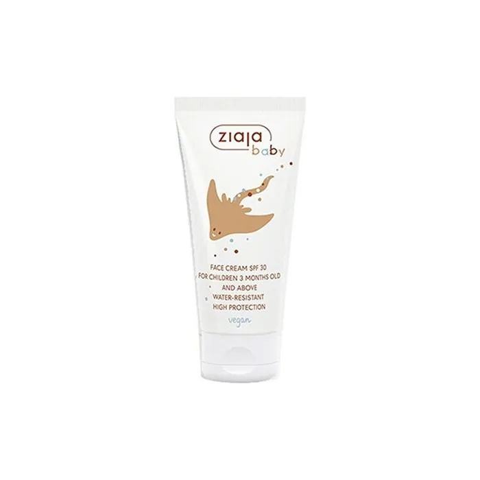 Ziaja Kids Sun Face Cream Spf 30 Protective Cream For Children's Face