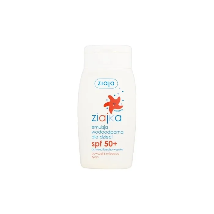 Ziajka Waterproof Emulsion For Children Spf50+ 125ml - High Protection