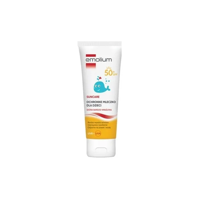 Emolium Suncare Protective Milk For Children Very Sensitive Skin Spf 50 125 Ml