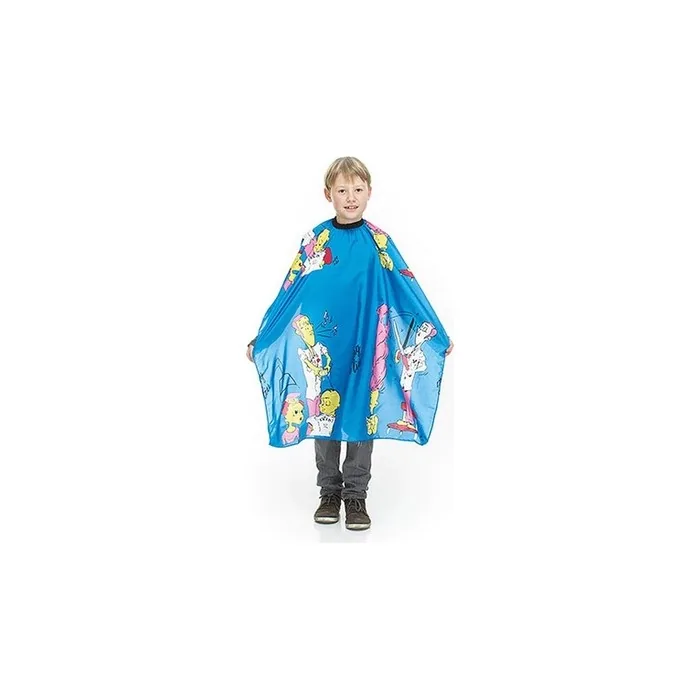 Xanitalia Pro Cape Cut Polyester for Kids Blue 83 x 125 cm