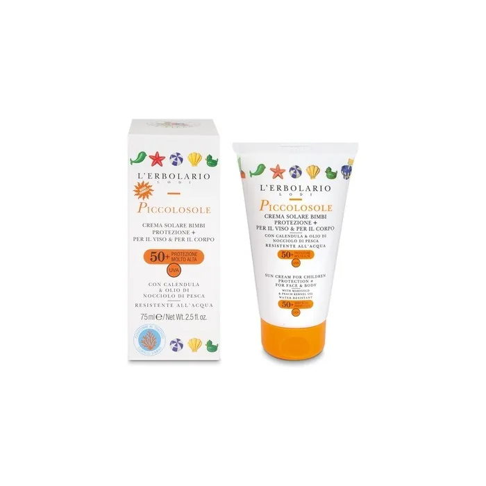 L'Erbolario Little Sun Sunscreen Cream for Children 75ml