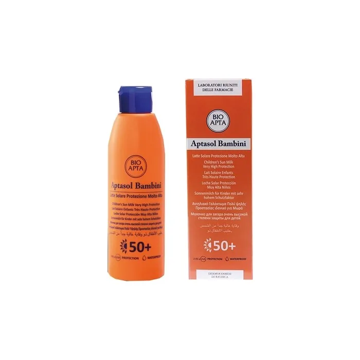 Bioapta Aptasol Bambini Water Resistant Sunscreen SPF 50+ 125ml