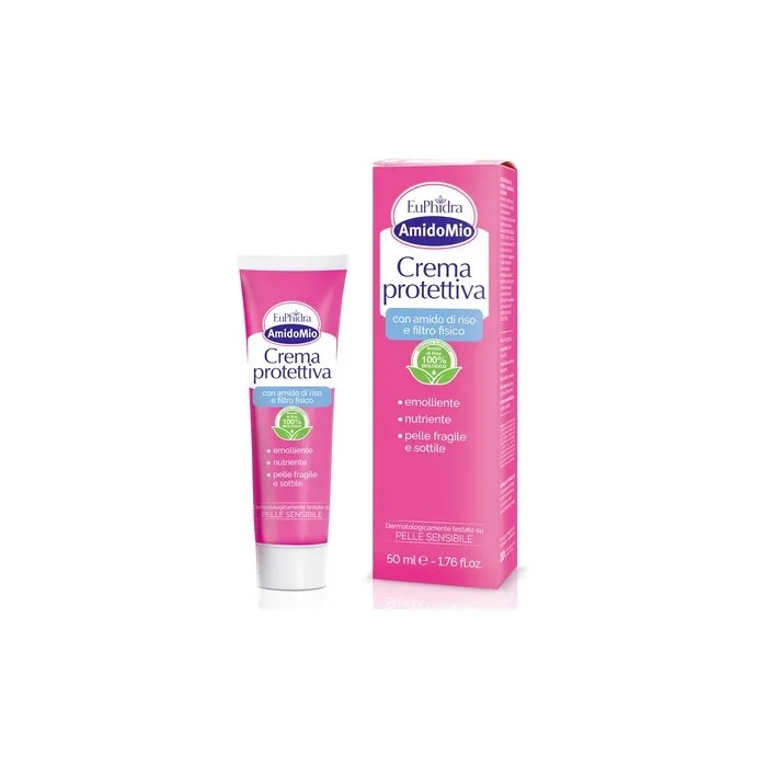 Amido Mio Protective Cream with Rice Starch and UVB Filter 50ml