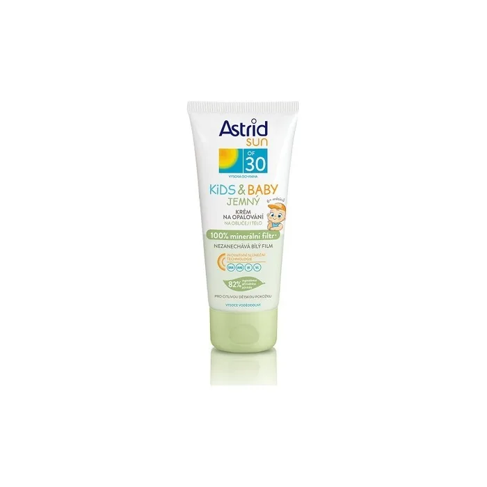 Astrid Gentle Sunscreen For Children Spf 30 100 Mineral Filter 100 Ml