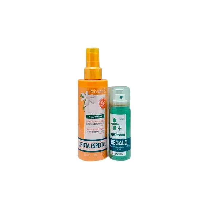 Klorane Sublime Sun Spray Spf 50 200ml Set 2 Pieces