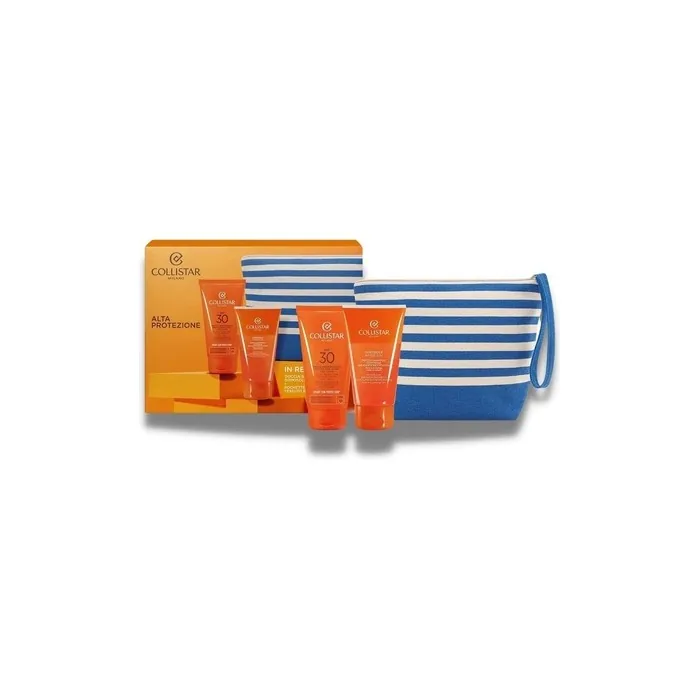 Collistar Kit Sun '23 Milk Spray SPF20 200ml+Shower 150ml+Pouch