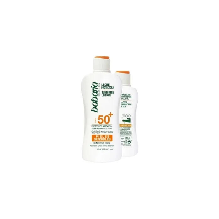 Babaria Sun Sunscreen Lotion Spf 50 Plus 200ml Set 2 Pieces
