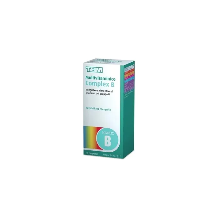 Teva Italia Multivitamin Complex B 40 Tablets