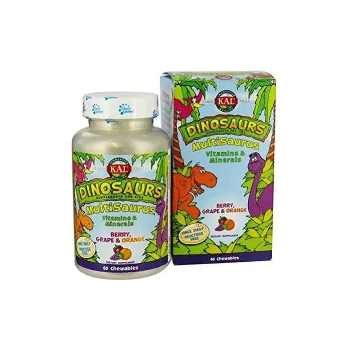 Kal Multisaurus Vit/Min Dinos 60Comp. Kal