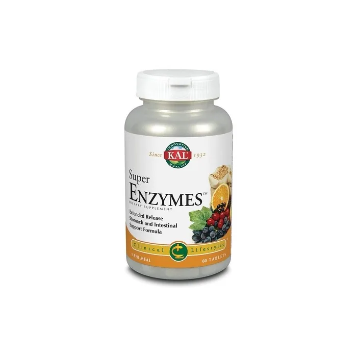 Super Enzymes 60 Tablets KAL