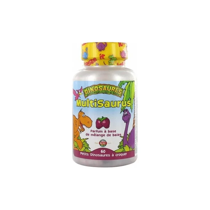 Kal Multisaurus Dinosaurs 60 Tablets