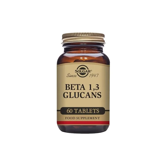 Solgar Beta 1,3 Glucans Tablets - Supports Daily Wellbeing - For Cholesterol and Cardiovascular Health - Vegan and Gluten Free