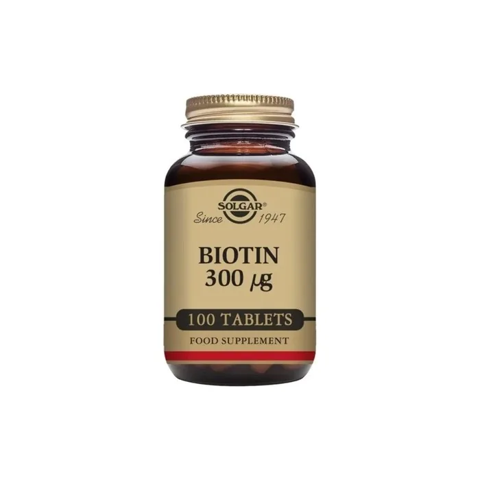 Solgar Biotin 300mcg 100 Tablets