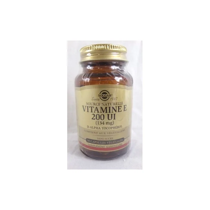 Solgar Vitamin E 200 IU 50 Capsules