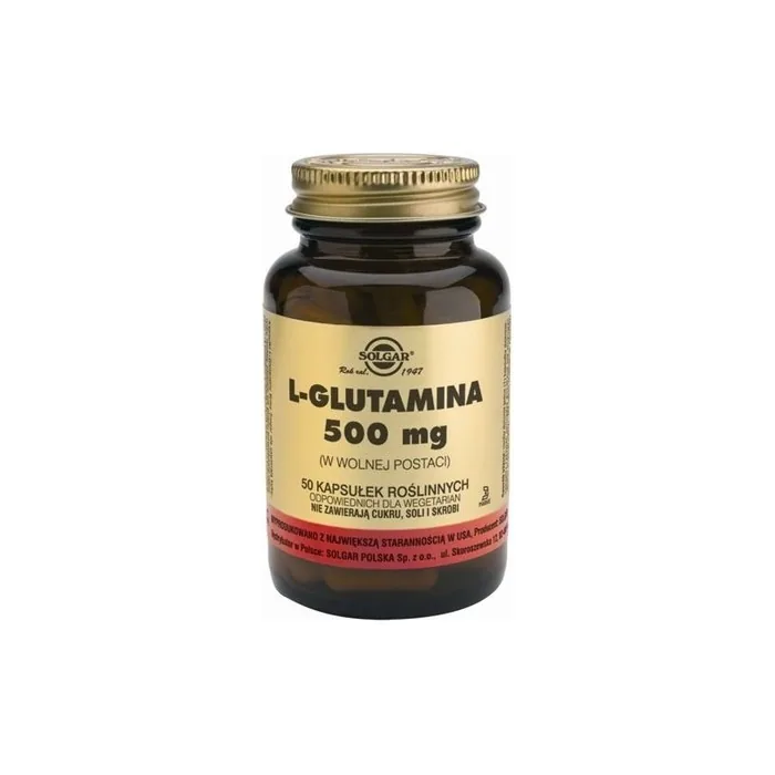 Solgar Lglutamine 500mg 50 Capsules Long Term