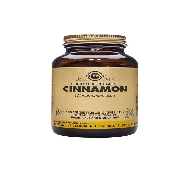 Solgar Cinnamon Vegetable Capsules - Pack Of 100