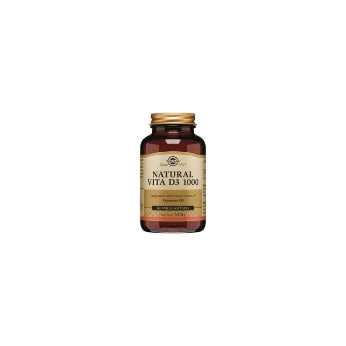 Solgar Natural Vita D3 1000 Bone & Joint Health Supplement 100 Softgels