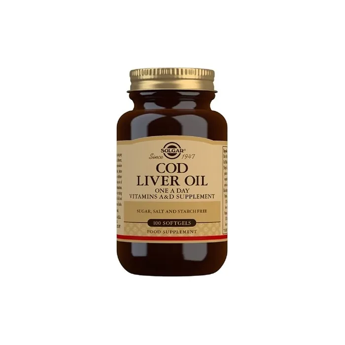 Solgar Cod Liver Oil Softgels 100 Pack