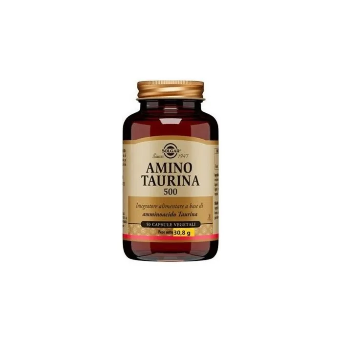 Solgar Amino Taurine 500 50 Veg Capsules