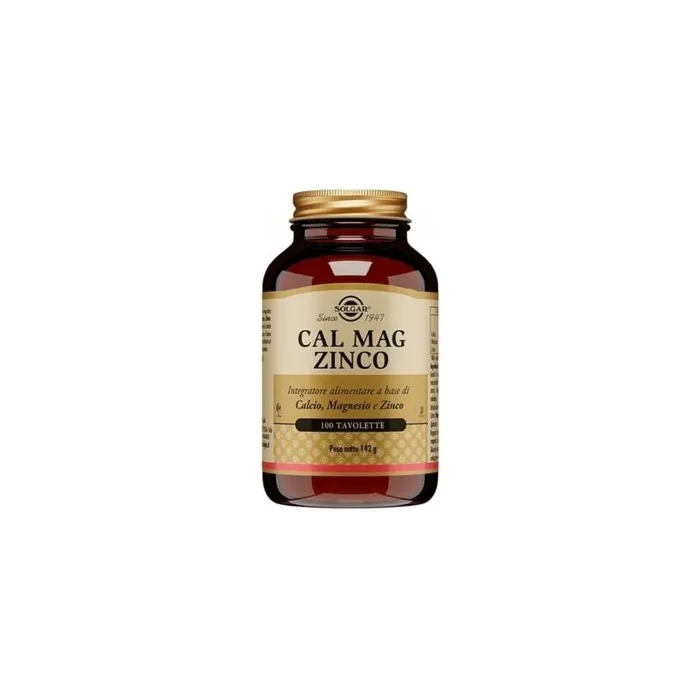 Solgar Cal Mag Zinc Bone & Joint Health Supplement 100 Tablets