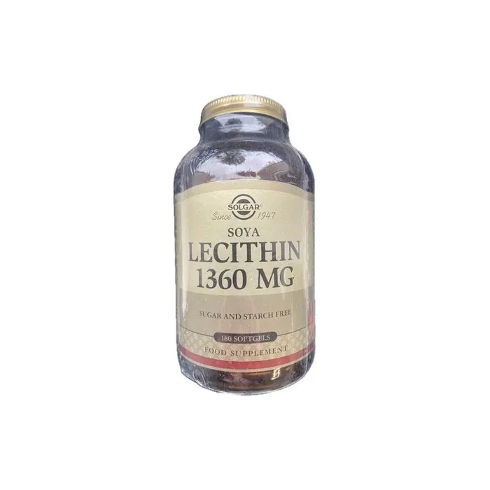 Solgar Soya Lecithin 1360mg 180 Softgels For Mental Support