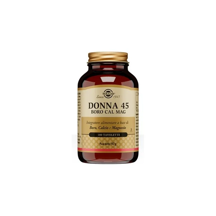 Solgar Ladies 45 Boro Cal Mag 100 Tablets
