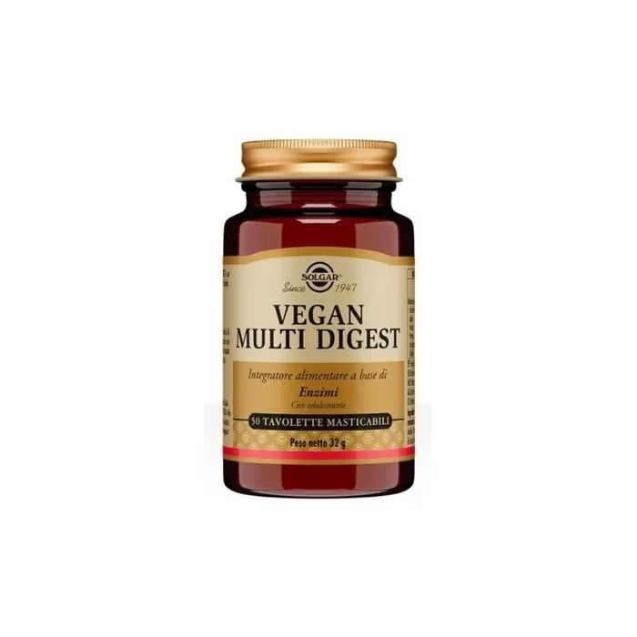 Solgar Vegan Multi Digestive Aid Supplement 50 Tablets