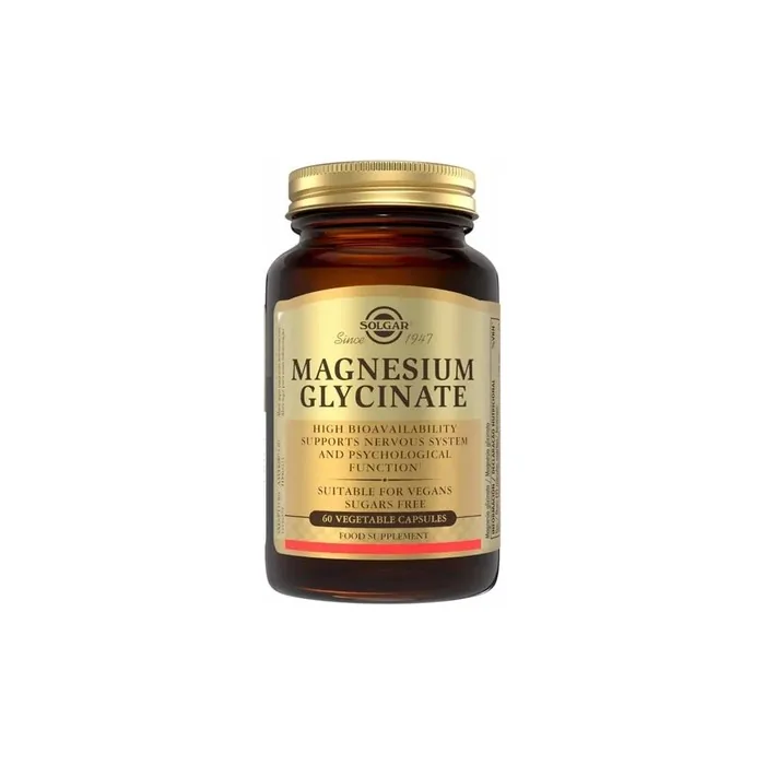 Solgar Solgar Magnesium Bisglycinate 60 Vegetable Capsules