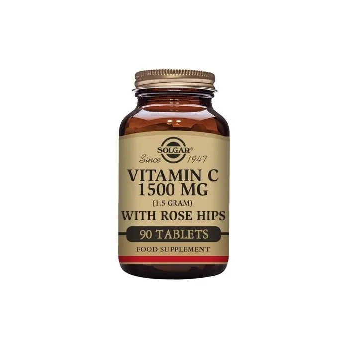 Solgar Vitamin C 1500mg with Rose Hips Tablets 90 Count