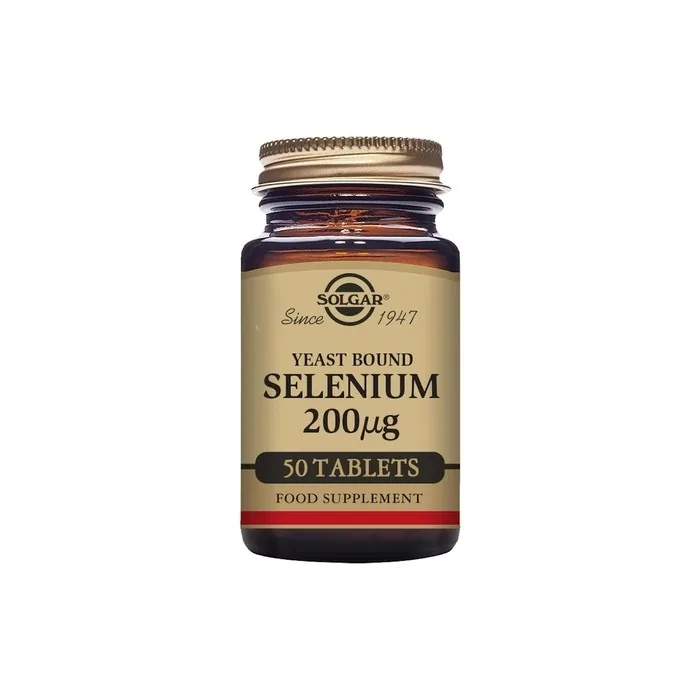 Solgar Yeast Bound Selenium 200mcg Tablets - Immunity Support Maintain Normal Thyroid Function and Healthy Hair and Nails Vegan and Kosher