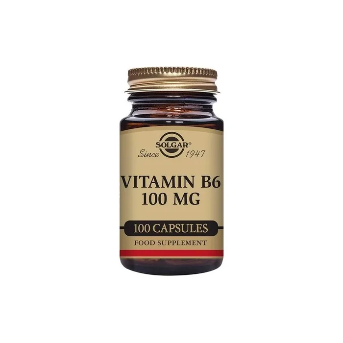Solgar Vitamin B6 Vegetable Capsules 100mg 100 Count