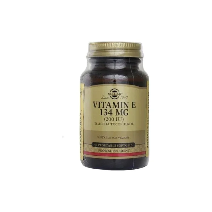 Solgar Natural Source Vitamin E 134mg Vegetable Softgels
