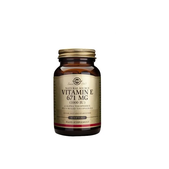 Solgar Vitamin E 671mg 1000 Iu 50 Softgels