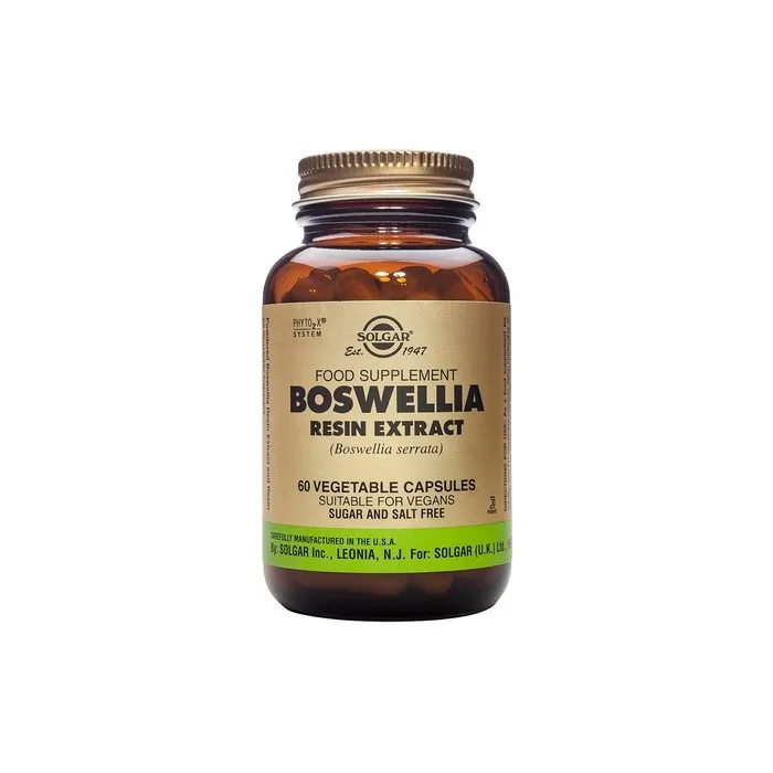Solgar Standardized - Full Potency Boswellia Resin Extract Vegetable Capsules