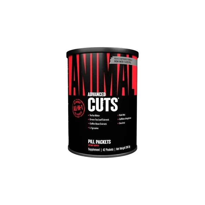 Animal Cuts Thermogenic Supplement for Weight Loss Support 42 Tablets Unflavoured with Caffeine