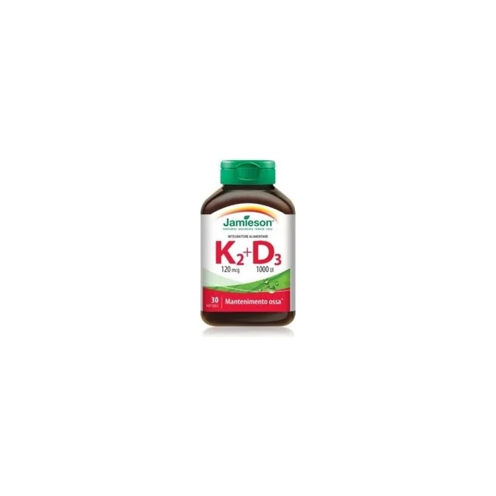 Jamieson K2+D3 Bones Health Supplement 30 Softgels