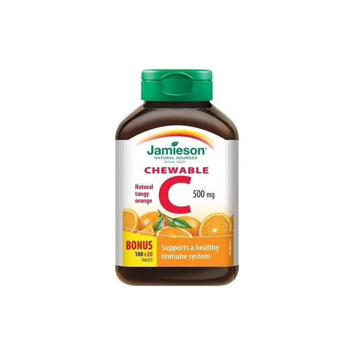 Jamieson Vitamin C Orange 500mg 120 Tablets