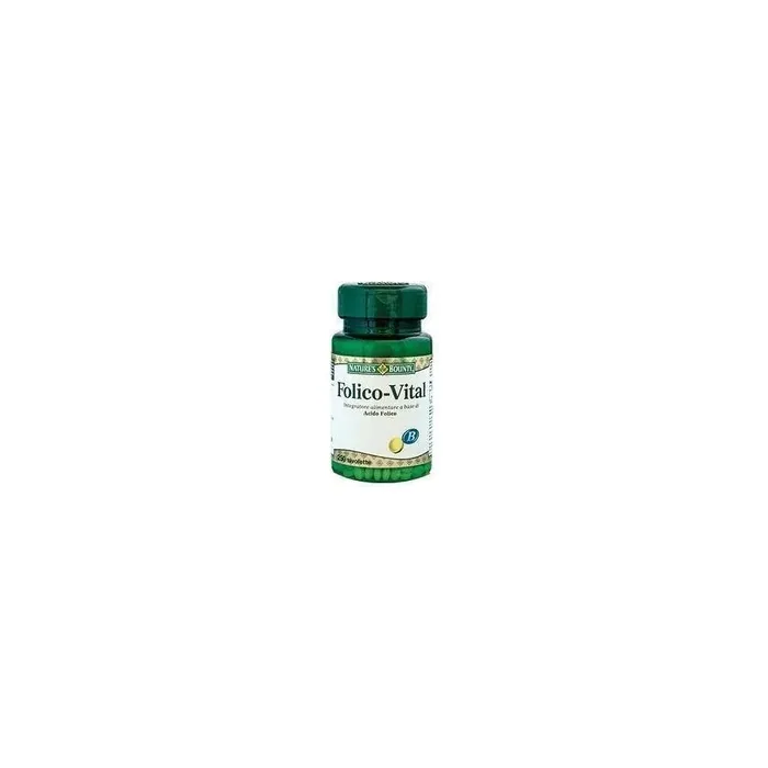 Nature's Bounty Folico Vital 250 Tablets