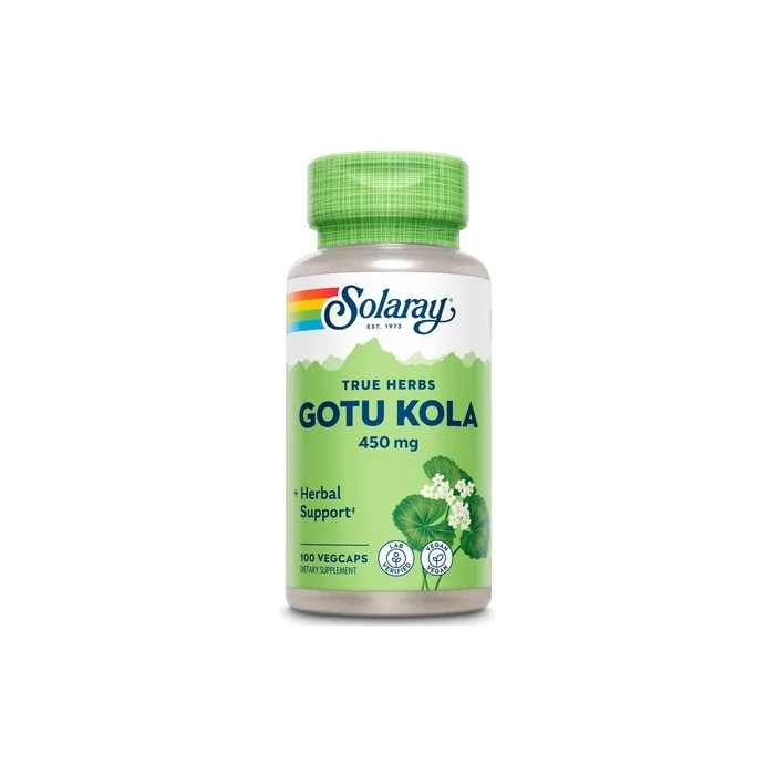 Gotu Kola 450mg Solaray 100 VegCaps
