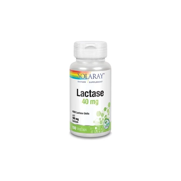 Solaray Lactase 40 Mg 4000 Fcc 100 Vcaps
