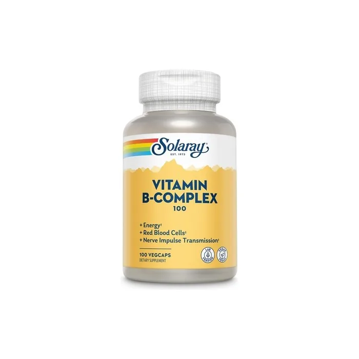 Solaray Vitamin B Complex Healthy Energy Supplement for Red Blood Cell Formation
