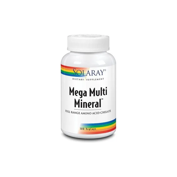 Solaray Mega Multi Mineral 120 Caps