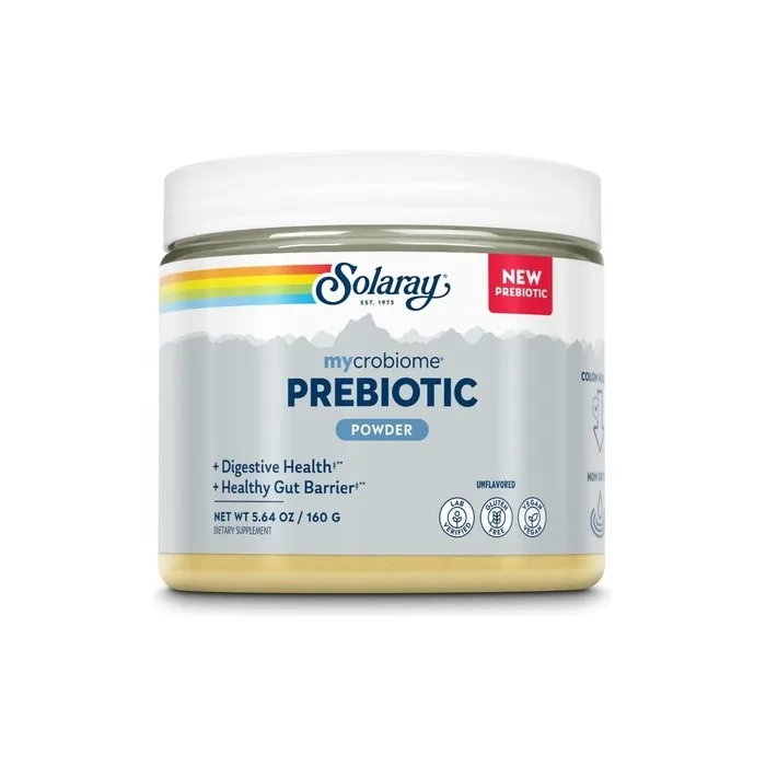 SOLARAY Mycrobiome Prebiotic Powder for Colon and Gut Health 20 Servings 5.64 OZ Unflavored