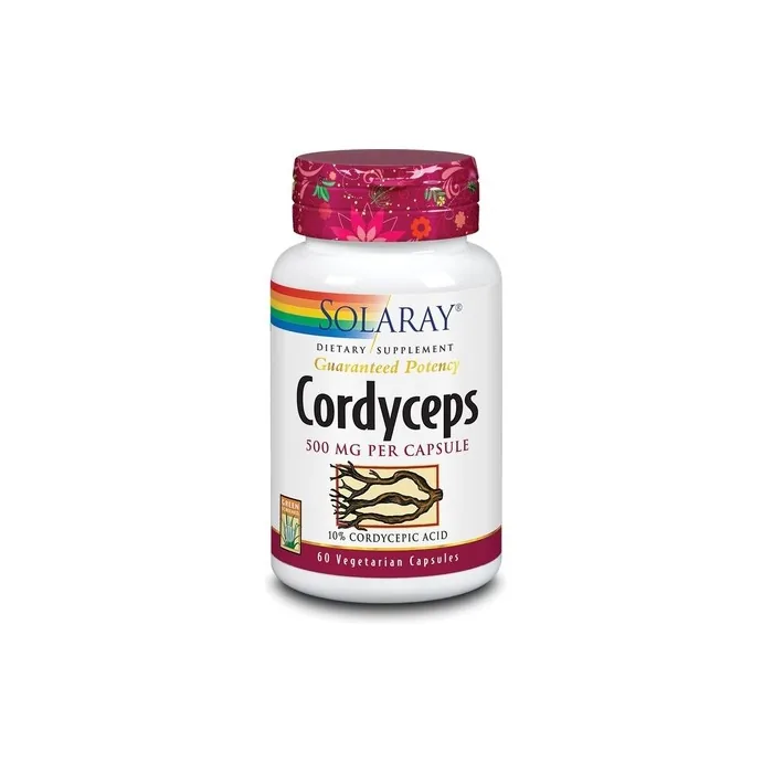 Solaray Cordyceps Extracto 500 Mg 60 Caps