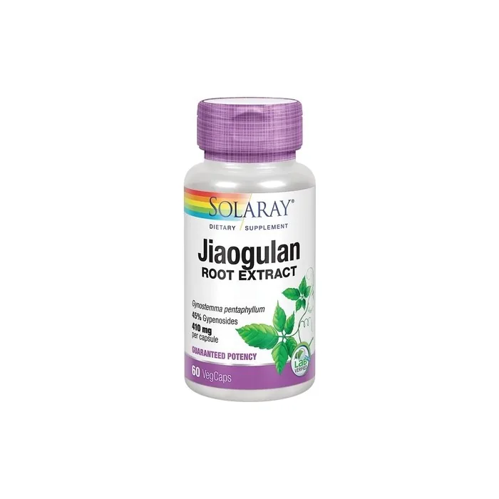 Solaray Jiaogulan 820mg 60 VegCaps 410mg
