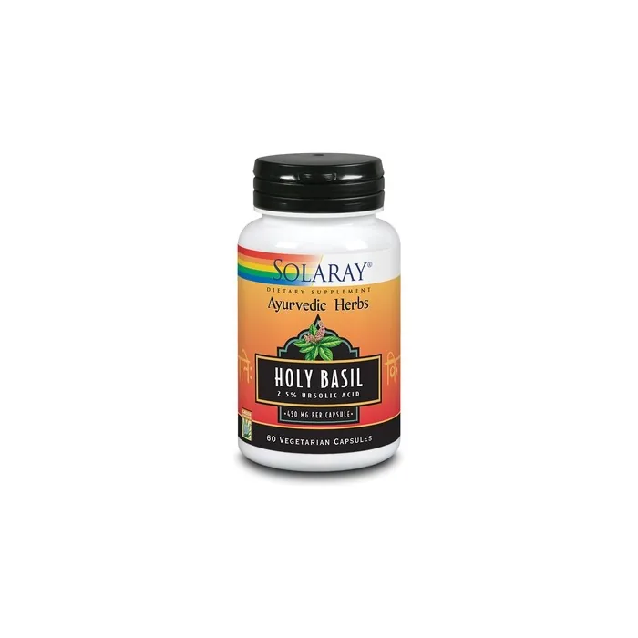 Solaray Holly Basil 450 Mg 60 Caps