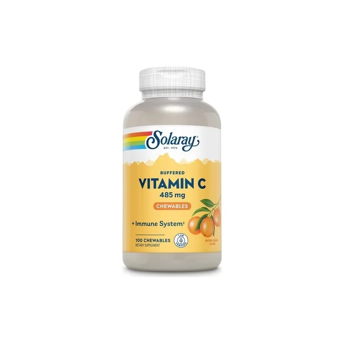 Solaray Vitamin C485 Chewable Orange 100 CT
