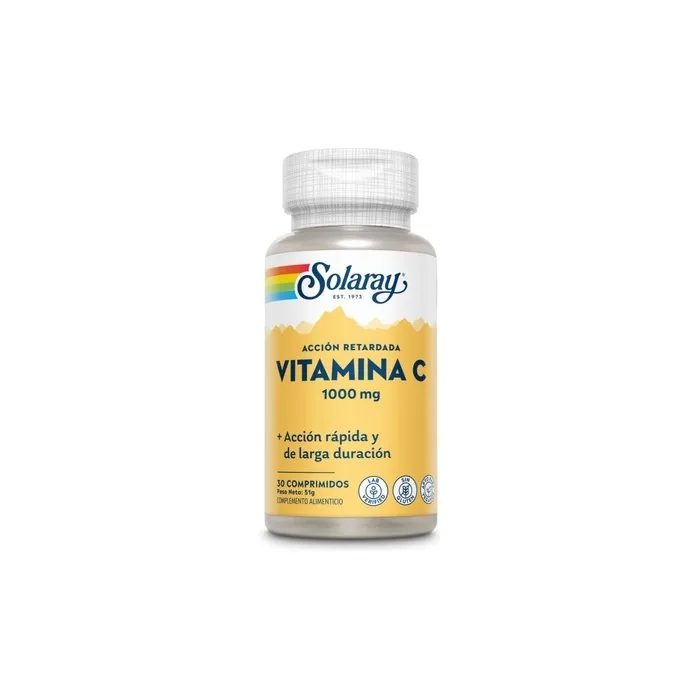 Solaray Vitamin C 1000mg A/R 30 Tablets