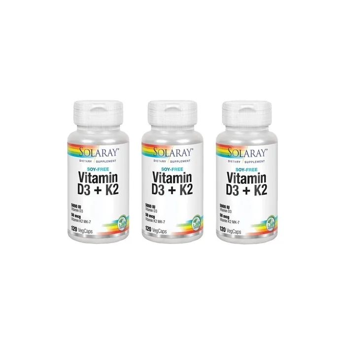 Big D3 & K2 120 Vegcaps - Pack of 3
